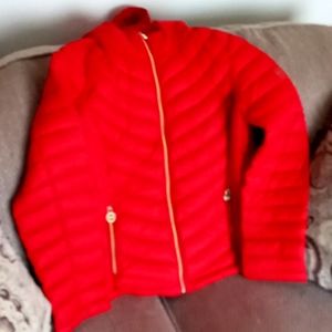 Red Micheal Kors puffer Jacket